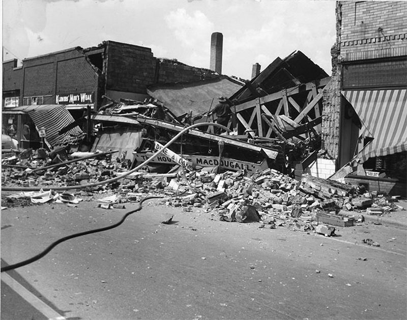 Owl Cafe - 1959 Explosion Aftermath